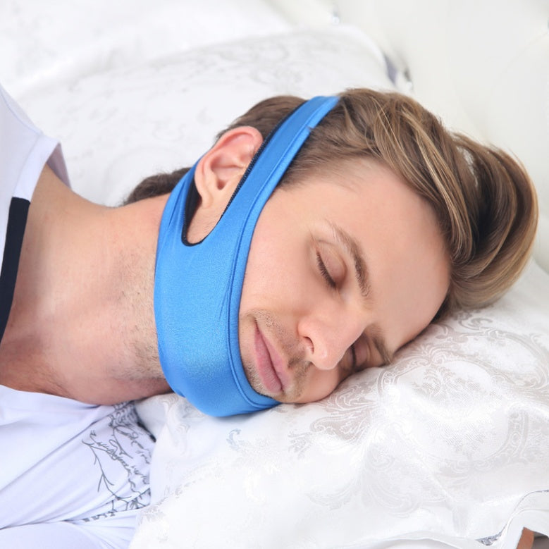 Anti Snore Chin Strap - Sleep Apnea Sleeping Aid ~ Stop Snoring!