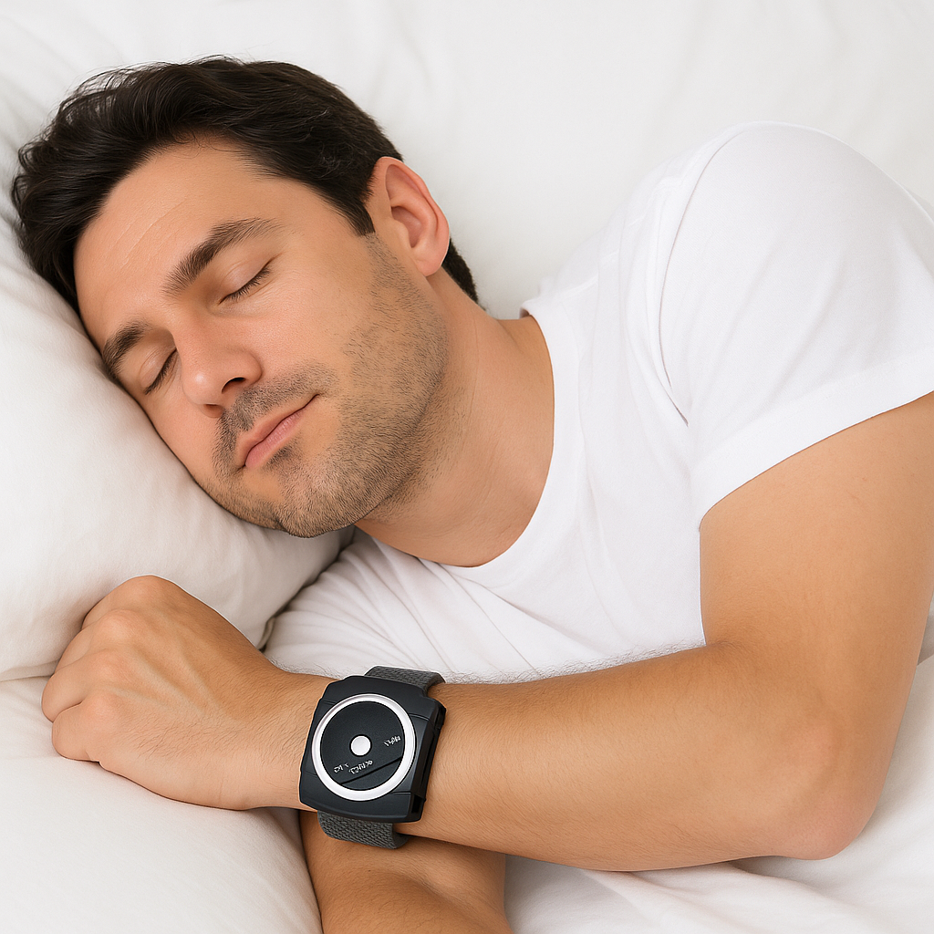 Smart Magnetic Anti-Snoring Wristband – Intelligent Snore Stopper Sleep Aid Watch